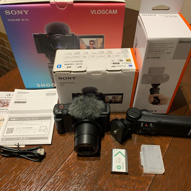 ★室内使用のみ★ SONY VLOGCAM ZV-1G シューティングキット