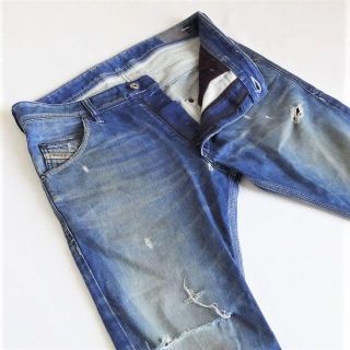 ディーゼル(DIESEL)の【レア】ディーゼルKROOLEY▼ブルーアイコン▼テーパード▼28▼W約80cm(デニム/ジーンズ)