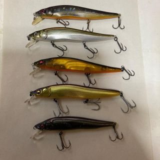 メガバス(Megabass)のメガバス　ミノー　ヴィジョン１１０　９５　５個セット　中古　ワンテン(ルアー用品)