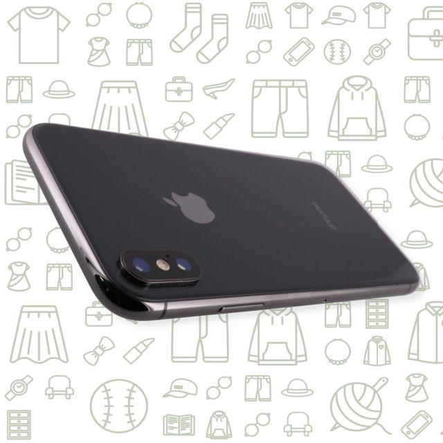 iPhone(アイフォーン)の【B】iPhoneX/64/SIMフリー スマホ/家電/カメラのスマートフォン/携帯電話(スマートフォン本体)の商品写真
