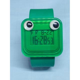 V30）可愛い♡ルビコン・デジタル電池交換済みグリーン(腕時計(デジタル))