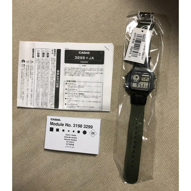 CASIO(カシオ)の ●CASIO チープカシオ 日本未発売人気モデル AE-1200WHB-3B メンズの時計(腕時計(デジタル))の商品写真