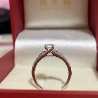 最終値下げ　周大福　指輪　ダイヤ　婚約指輪　0.510カラット　0.510ct(リング(指輪))