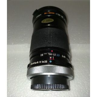 キノ(KINO)のジャンク  KIRON 28‐85mm f2.8‐3.8 キヤノンfdマウント(レンズ(ズーム))