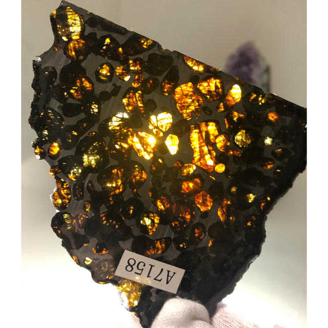 ケニア・セリコパラサイト隕石スライス47.3g一点