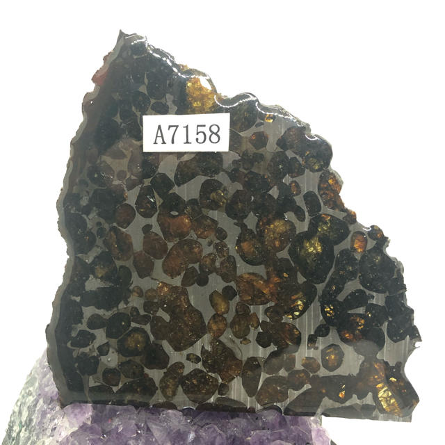 ケニア・セリコパラサイト隕石スライス47.3g一点