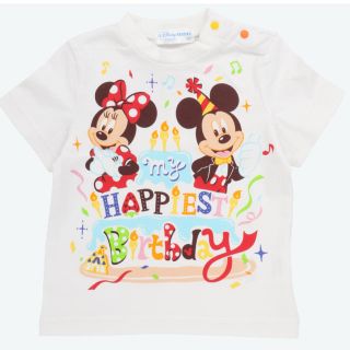 ディズニー(Disney)のTubaki様用！！ディズニーリゾート⭐︎ベビーTシャツ⭐︎バースデー柄(Tシャツ/カットソー)