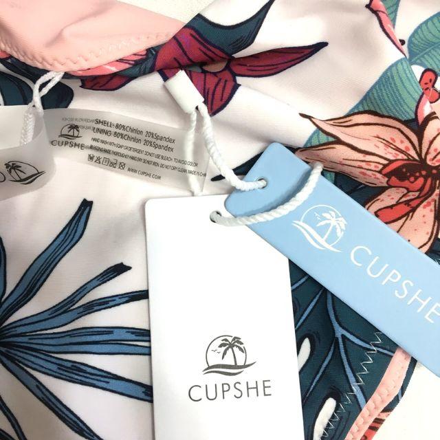 CUPSHE カップシー ビキニ 水着 花柄 ストラップ Sサイズ レディースの水着/浴衣(水着)の商品写真