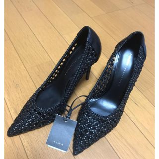 ザラ(ZARA)のメッシュヒール　39(ハイヒール/パンプス)