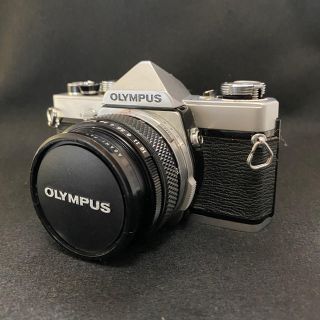 オリンパス(OLYMPUS)の【美品】Olympus OM-1/Zuiko AUTO-S 50mm(フィルムカメラ)