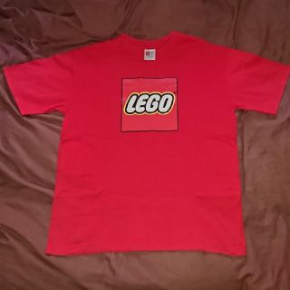 レゴ(Lego)のレゴブロック   LEGO  Tシャツカラーレッドサイズ Ｌ(Tシャツ/カットソー(半袖/袖なし))