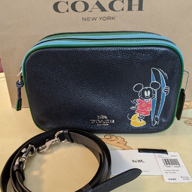 なおちん様専用 ふわふわトート&コーチコラボ バッグ サーフミッキー