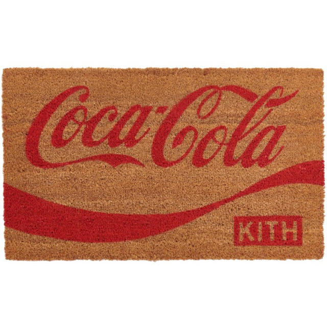 KITH×Coca Colaコラボ　ドアマット   フリマアプリ ラクマ