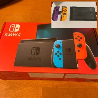 ニンテンドースイッチ(Nintendo Switch)のNintendo Switch ネオンパープル　ネオンオレンジ(家庭用ゲーム機本体)