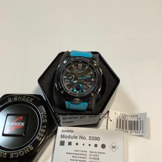 ジーショック(G-SHOCK)のカシオG-SHOCK GA-2000-1A2ERブルー(腕時計(アナログ))