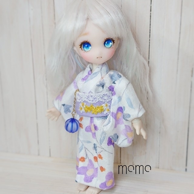 オビツ11 お洋服☆浴衣セット 紫