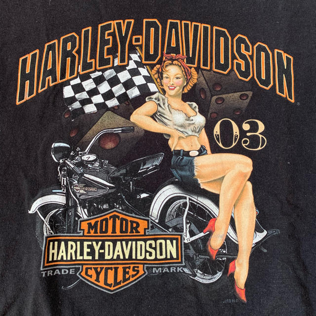 Harley Davidson(ハーレーダビッドソン)のHARLEY DAVIDSON ハーレーダビッドソン Tシャツ 両面プリント メンズのトップス(Tシャツ/カットソー(半袖/袖なし))の商品写真