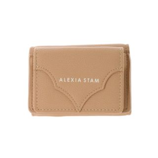 アリシアスタン(ALEXIA STAM)のプロフ必読！様　専用Logo Mini Wallet Camel(折り財布)