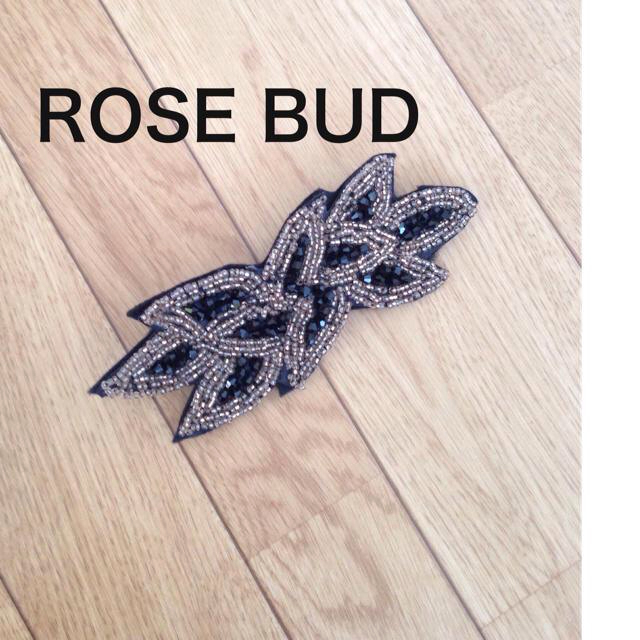 ROSE BUD(ローズバッド)のROSEBUDビーズバレッタ レディースのヘアアクセサリー(ヘアバンド)の商品写真