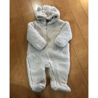 ギャップキッズ(GAP Kids)のGAP モコモコクマ　テディベア　ベビー服(カバーオール)