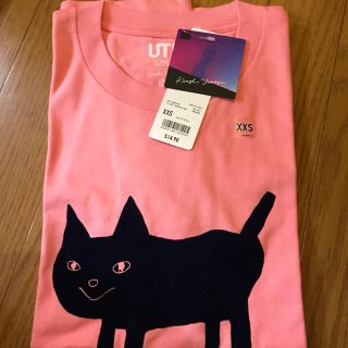 ユニクロ(UNIQLO)のXXSピンク猫　米津玄師 ユニクロ コラボUT Tシャツ 米津　新品(Tシャツ/カットソー(半袖/袖なし))