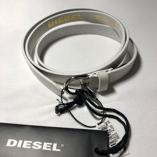 ディーゼル(DIESEL)のディーゼル　レディース本革ベルト　ホワイト(ベルト)