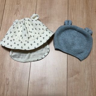 ギャップ(GAP)のゆとり様専用　ベビー帽子　GAP 西松屋　2枚セット(帽子)