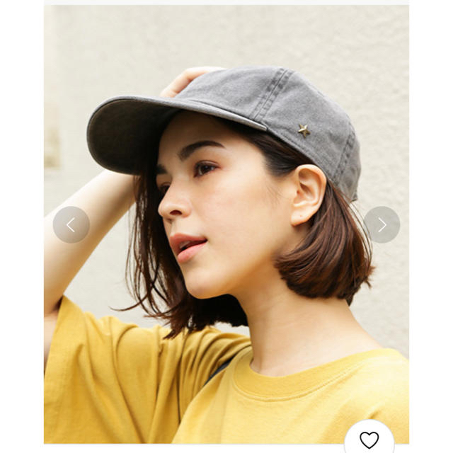 niko and...(ニコアンド)のnew hattan キャップ グレー niko and... レディースの帽子(キャップ)の商品写真