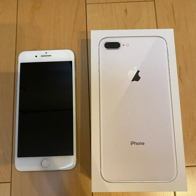 【美品】iphone 8 plus 64gb シルバー