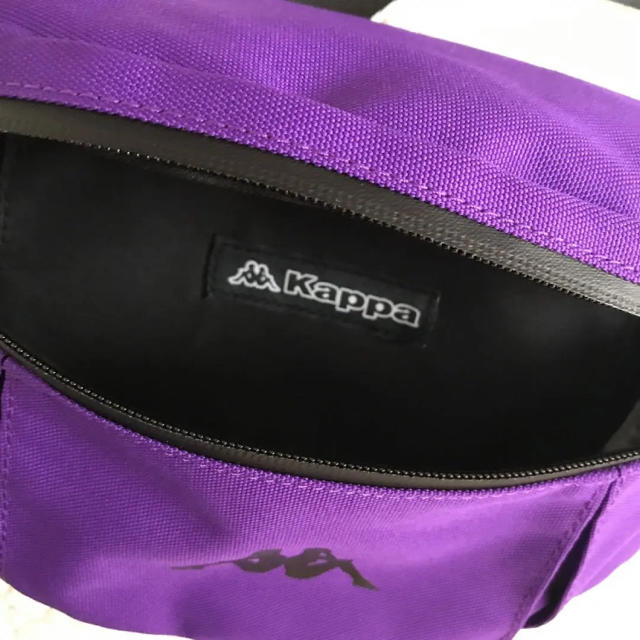 Kappa(カッパ)のKappa カッパ ウエストバッグ ウエストポーチ パープル ボディバッグ メンズのバッグ(ウエストポーチ)の商品写真