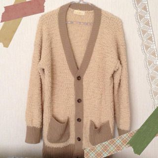 ダブルクローゼット(w closet)のwclosetもこもこロングカーディガン(カーディガン)