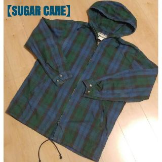 シュガーケーン(Sugar Cane)のシュガーケーン　フード付きチェック柄ジップジャケット　東洋エンタープライズ(カバーオール)