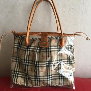 バーバリー(BURBERRY)のバーバリー クリアバッグ(トートバッグ)