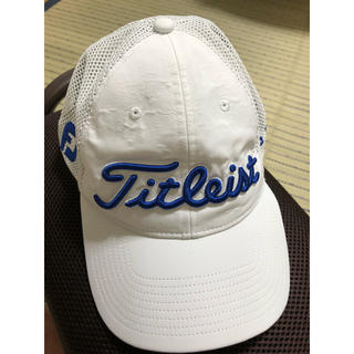 タイトリスト(Titleist)のタイトリスト  FJ  メッシュキャップ　白色(キャップ)