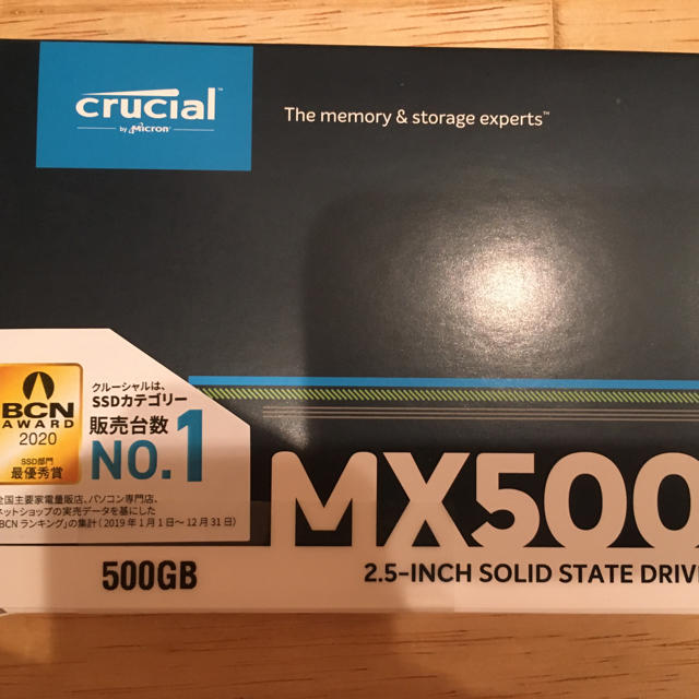 （新品未開封）Crucial SSD MX500 500GBPCパーツ