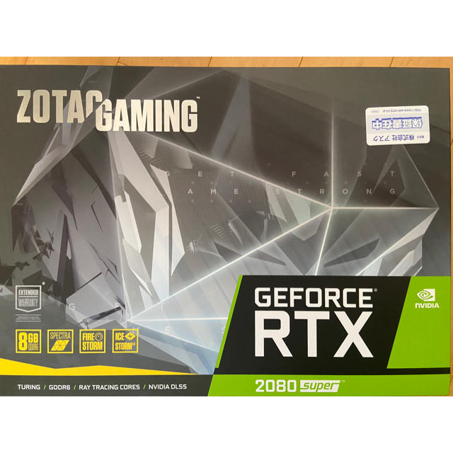 新品 ZOTAC GAMING GeForce RTX 2080 SUPERPC/タブレット