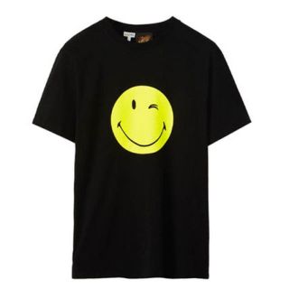 ロエベ(LOEWE)のロエベ LOEWE スマイリー Tシャツ ブラック L 新品同様 正規品(Tシャツ/カットソー(半袖/袖なし))