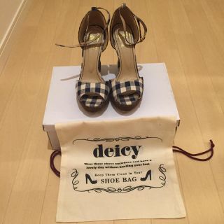 デイシー(deicy)のdeicy ギンガムチェックサンダル(サンダル)