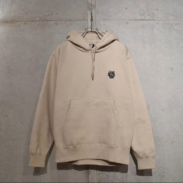 エグザンプルGOD BLESS YOU HOODIE BEIGE XL ベージュ