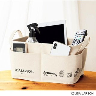 リサラーソン(Lisa Larson)のInRed インレッド 9月 付録 リサ・ラーソン 外ポケット付き収納ボックス(ケース/ボックス)