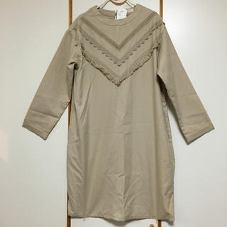 ショコラフィネローブ(chocol raffine robe)のchocol raffine robe ロングワンピース　ボヘミアン(ひざ丈ワンピース)