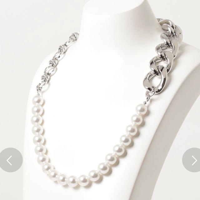 JOHN LAWRENCE SULLIVAN(ジョンローレンスサリバン)のchain pearl necklace メンズのアクセサリー(ネックレス)の商品写真