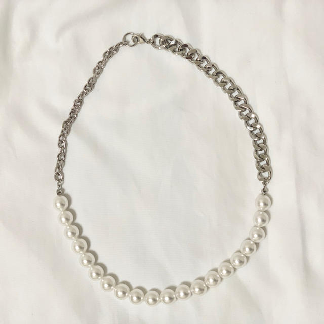 JOHN LAWRENCE SULLIVAN(ジョンローレンスサリバン)のchain pearl necklace メンズのアクセサリー(ネックレス)の商品写真