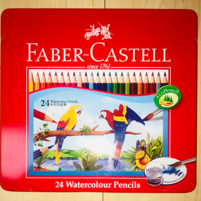 FABER-CASTELL(ファーバーカステル)のファーバーカステル（FABER CASTELL） 水彩色鉛筆 24色セット インテリア/住まい/日用品の文房具(ペン/マーカー)の商品写真