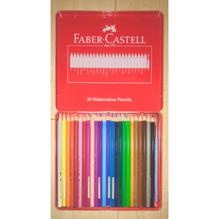 ファーバーカステル(FABER-CASTELL)のファーバーカステル（FABER CASTELL） 水彩色鉛筆 24色セット(ペン/マーカー)