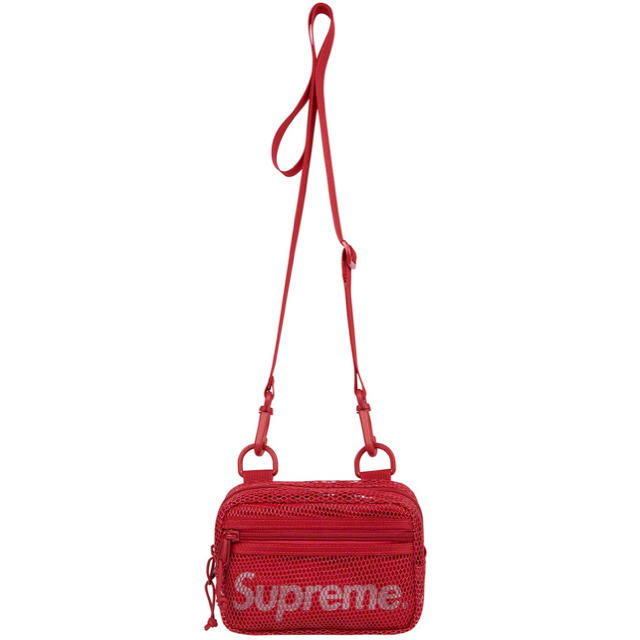 Supreme(シュプリーム)の20ss■Supreme シュプリーム■ショルダーバッグ■メッシュ 赤■ポーチ メンズのバッグ(ショルダーバッグ)の商品写真