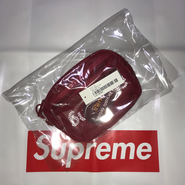 Supreme(シュプリーム)の20ss■Supreme シュプリーム■ショルダーバッグ■メッシュ 赤■ポーチ メンズのバッグ(ショルダーバッグ)の商品写真