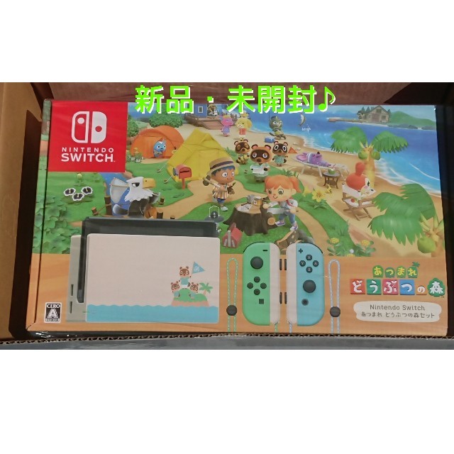 任天堂(ニンテンドウ)のNintendo Switch あつまれ どうぶつの森セット エンタメ/ホビーのゲームソフト/ゲーム機本体(家庭用ゲーム機本体)の商品写真