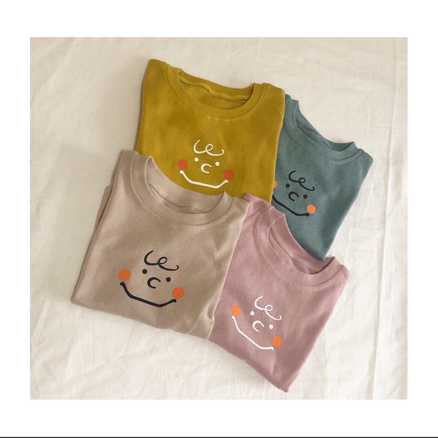 こどもふく　Tシャツ　男の子　女の子　80サイズ キッズ/ベビー/マタニティのキッズ服女の子用(90cm~)(Tシャツ/カットソー)の商品写真