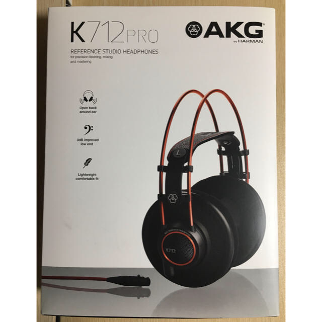 【美品】AKG K712 PRO ＋  onso hpcs_03  [1.2m]